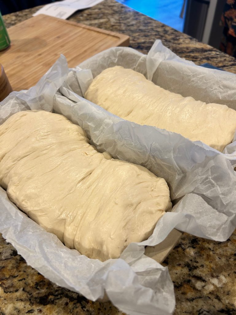 sourdough sandwich bread proofing