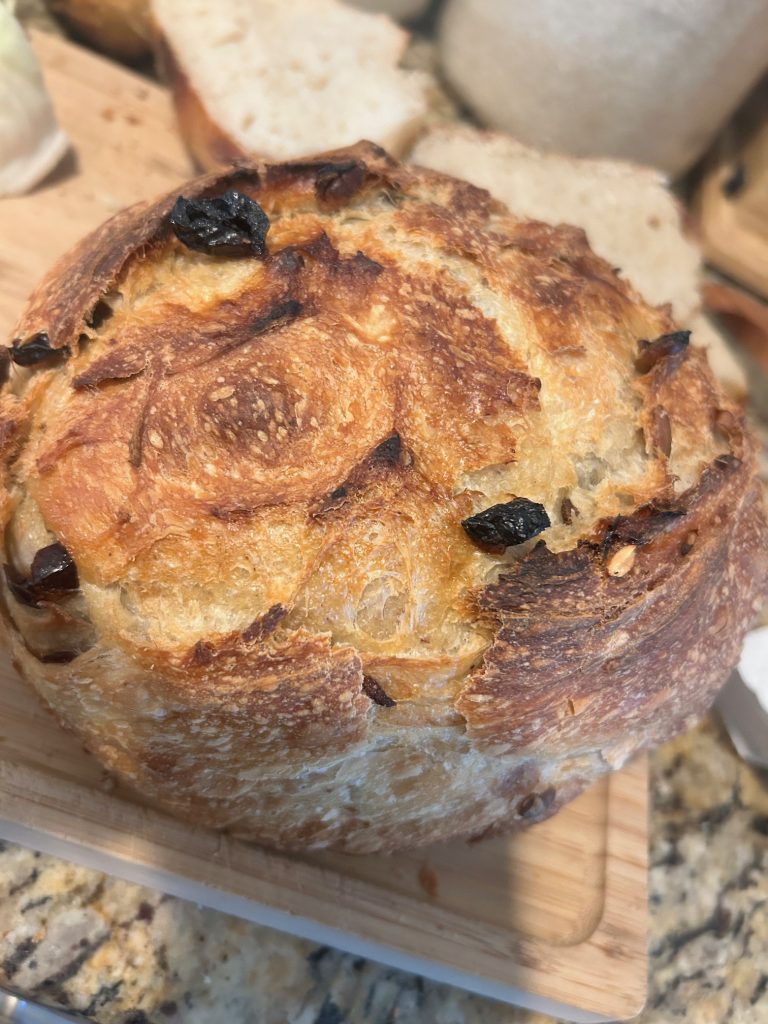 Cranberry Pecan Pumpkin Seed Sourdough bread