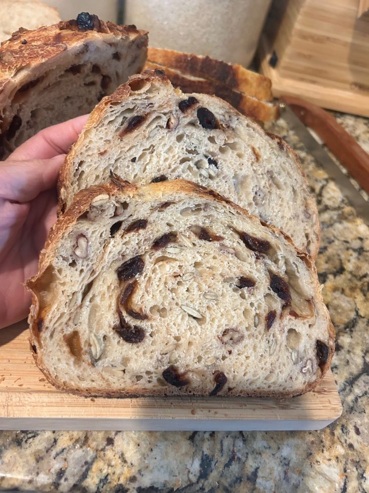 Cranberry Pecan Pumpkin Seed Sourdough